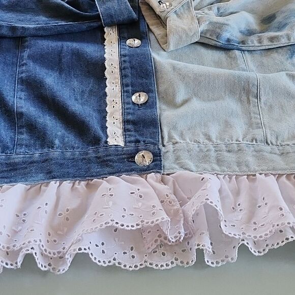 Vintage Denim  Boho Jacket - Picture 10 of 11